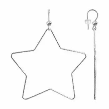 Серьги из серебра с алмазной гранью