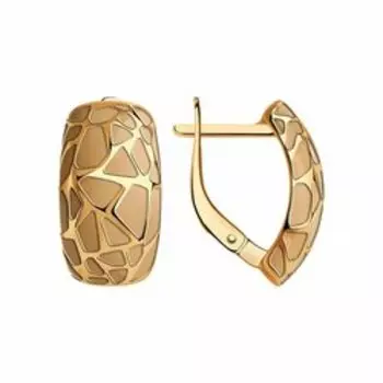 Серебряные серьги с эмалью