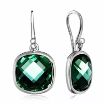 Серебряные серьги с аметистами