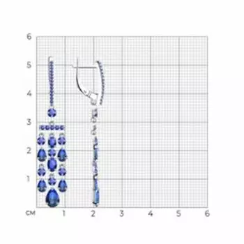 Серебряные серьги 925 пробы