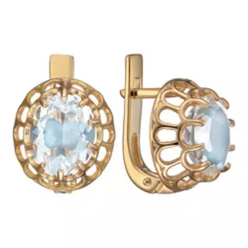 Серебряные серьги с горным хрусталем