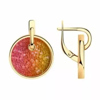 Серебряные серьги с кристаллами Swarovski