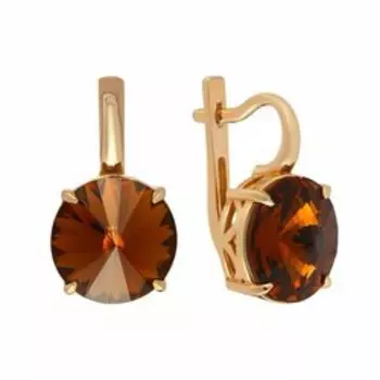 Серебряные серьги с кристаллами Swarovski