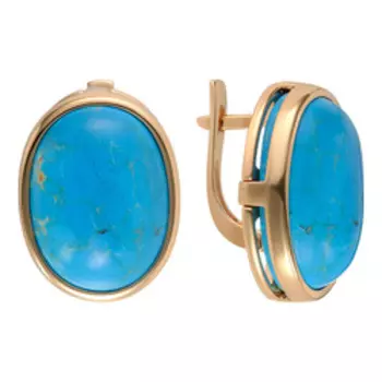 Серебряные серьги с магнезитами