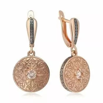 Серебряные серьги с морганитами