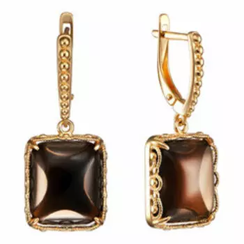 Серебряные серьги с обсидианами