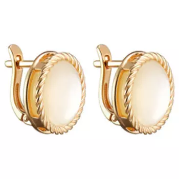 Серебряные серьги с перламутром