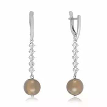 Серебряные серьги с с агатами