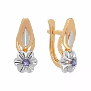 Серебряные серьги с сапфирами