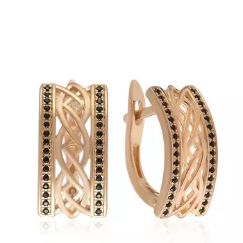 Серебряные серьги с ситаллами