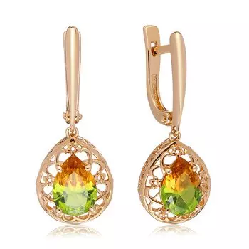 Серебряные серьги с султанитами