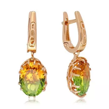 Серебряные серьги с султанитами