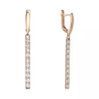 Серебряные серьги с топазами