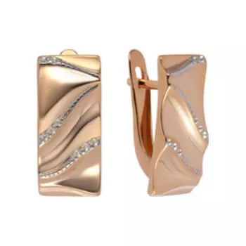 Серебряные серьги с топазами