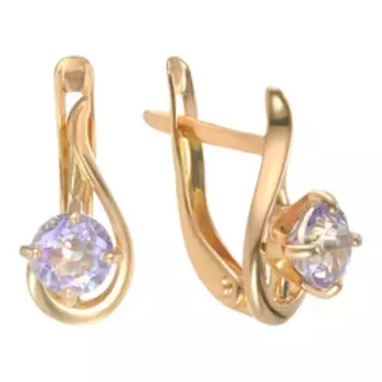 Серебряные серьги с топазами