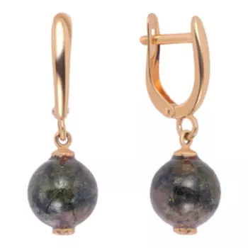 Серебряные серьги с турмалинами