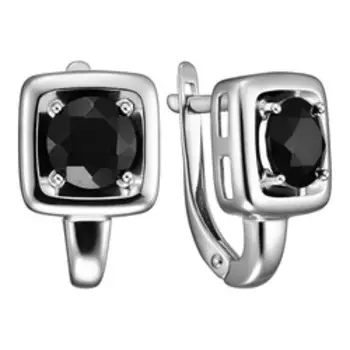 Серебряные серьги с турмалинами