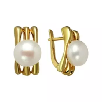 Серебряные серьги с жемчугом