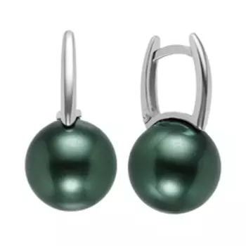 Серебряные серьги с жемчугом