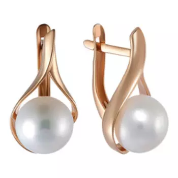 Серебряные серьги с жемчугом