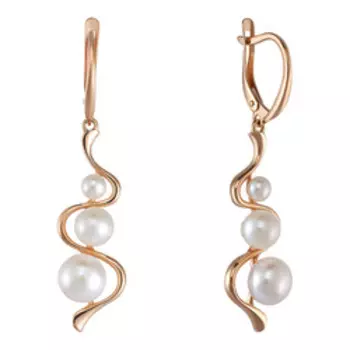 Серебряные серьги с жемчугом