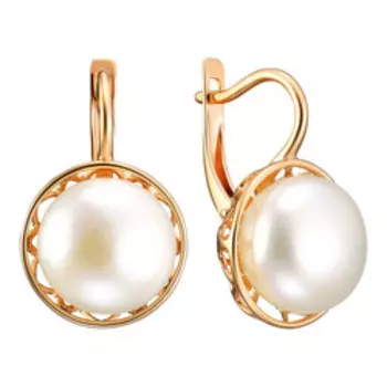 Серебряные серьги с жемчугом