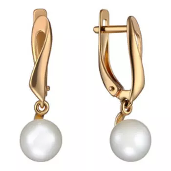 Серебряные серьги с жемчугом