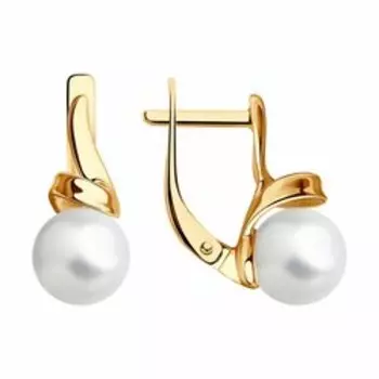 Серебряные серьги с жемчугом