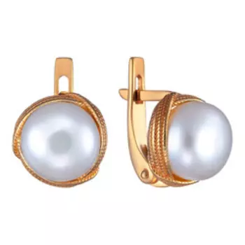 Серебряные серьги с жемчугом