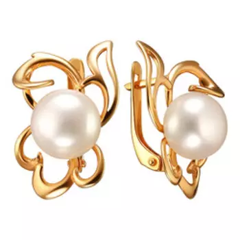 Серебряные серьги с жемчугом