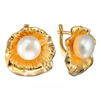 Серебряные серьги с жемчугом