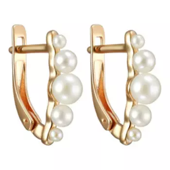 Серебряные серьги с жемчугом