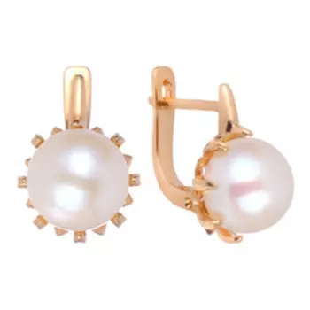 Серебряные серьги с жемчугом