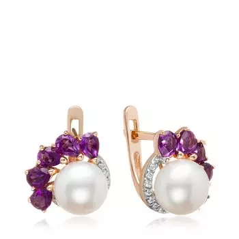 Серебряные серьги с жемчугом