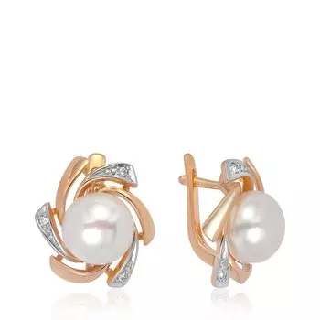 Серебряные серьги с жемчугом