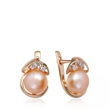 Серебряные серьги с жемчугом