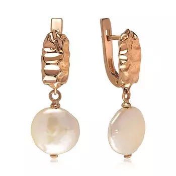 Серебряные серьги с жемчугом