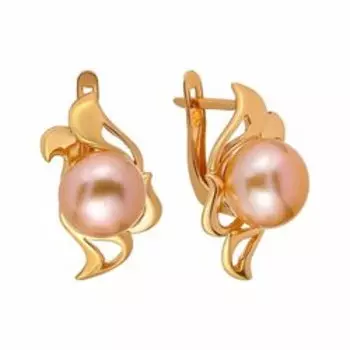 Серебряные серьги с жемчугом