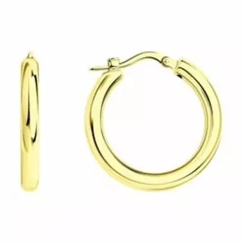 Серьги из золочёного серебра