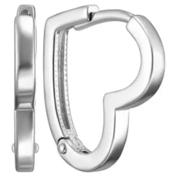 Серебряные серьги "Сердца"