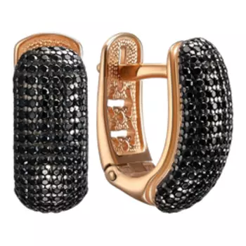 Серебряные серьги со шпинелью