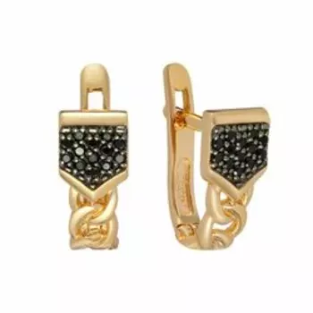 Серебряные серьги со шпинелью