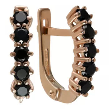 Серебряные серьги со шпинелями