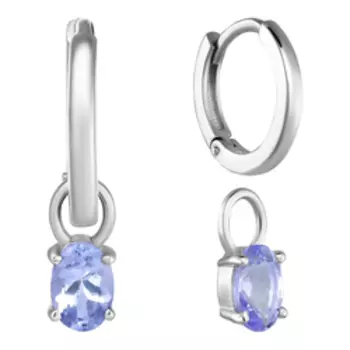 Серебряные серьги-трансформер 925 пробы