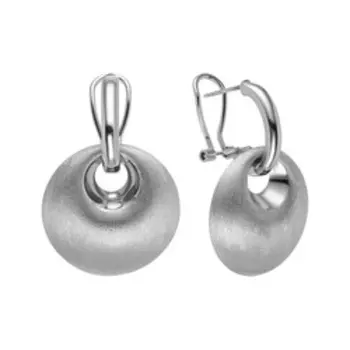 Серебряные серьги-трансформер