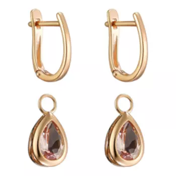 Серебряные серьги-трансформер 925 пробы