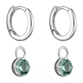 Серебряные серьги-трансформер 925 пробы