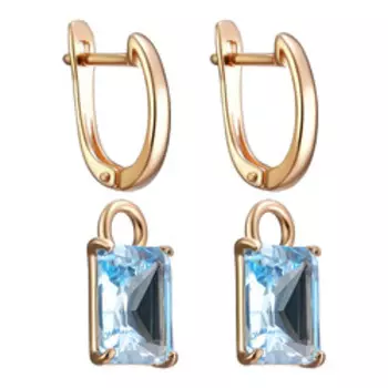 Серебряные серьги-трансформер 925 пробы