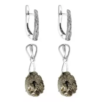 Серебряные серьги-трансформер 925 пробы