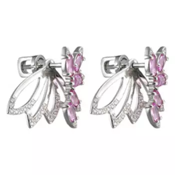 Серебряные серьги-трансформер 925 пробы